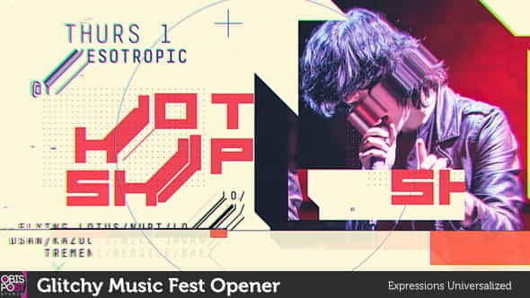 Glitchy Music Fest Opener - VideoHive 19167805