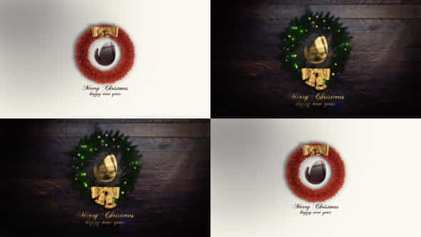 Merry Christmas Intro (Two versions) - VideoHive 21141401