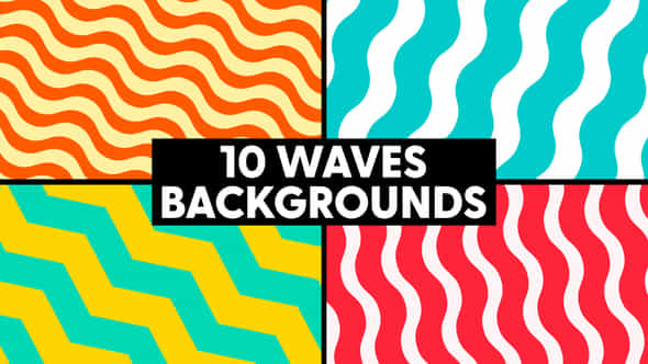 Waves Backgrounds - VideoHive 47862885