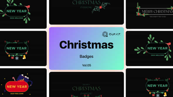 Christmas Badges Vol 05 - VideoHive 49469575