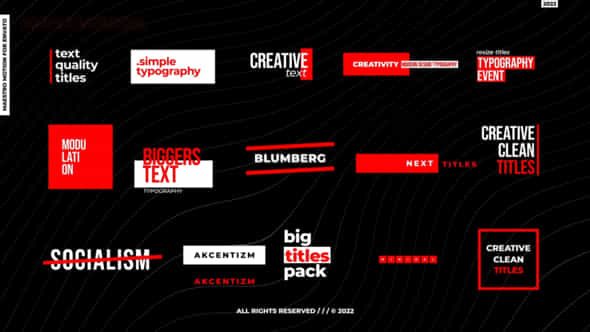 15 Modern Titles - VideoHive 38682642