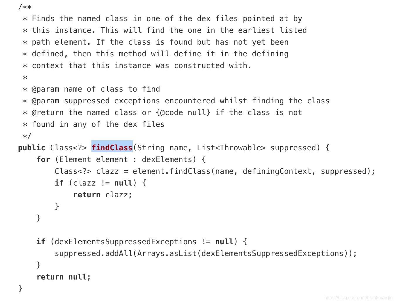 DexPathList-findClass