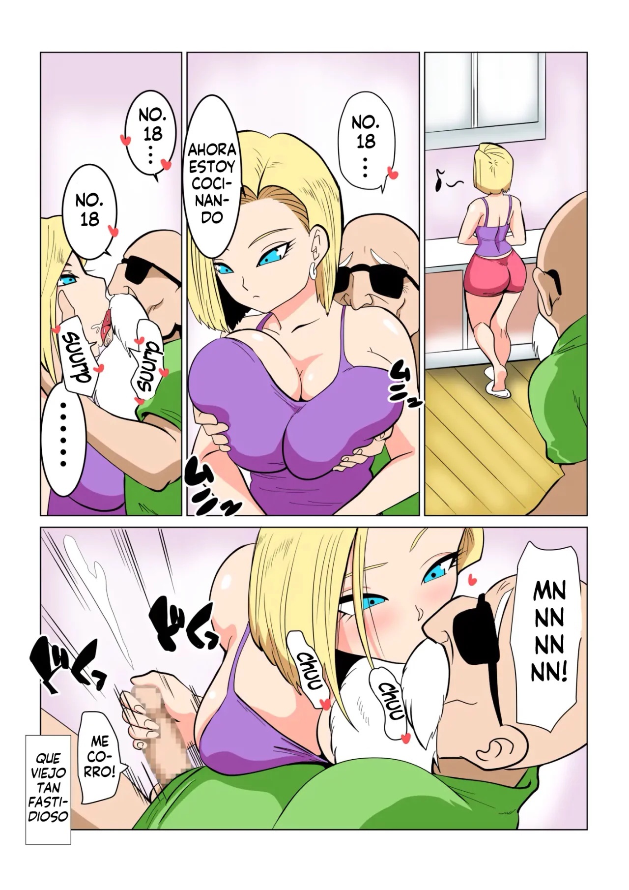 DRAGON-HOLE Kinpatsu no Hitozuma Hen (Dragon Ball Z) - 8