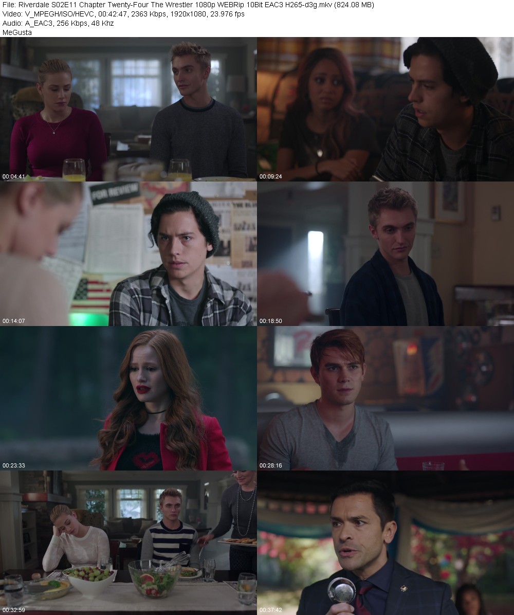 Riverdale S02E11 Chapter Twenty-Four The Wrestler 1080p WEBRip 10Bit EAC3 H265-d3g