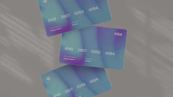 Credit Card Mockup - VideoHive 52342484