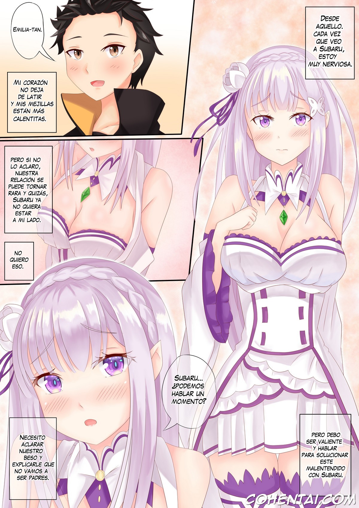 Mi amado caballero (Re:Zero kara Hajimeru Isekai Seikatsu) xxx comics manga porno doujin hentai español sexo 