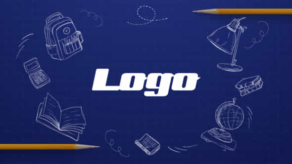 Back To School Logo Reveal - VideoHive 54291044