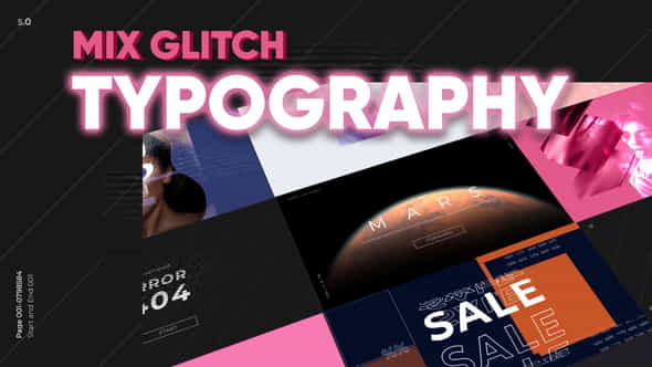Mix Glitch Typography - VideoHive 28618716