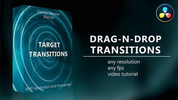 Target Transitions for DaVinci Resolve - VideoHive 35074754