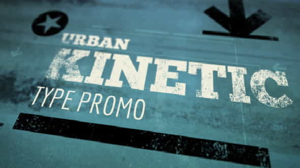 Urban Kinetic Type Promo - VideoHive 8929286