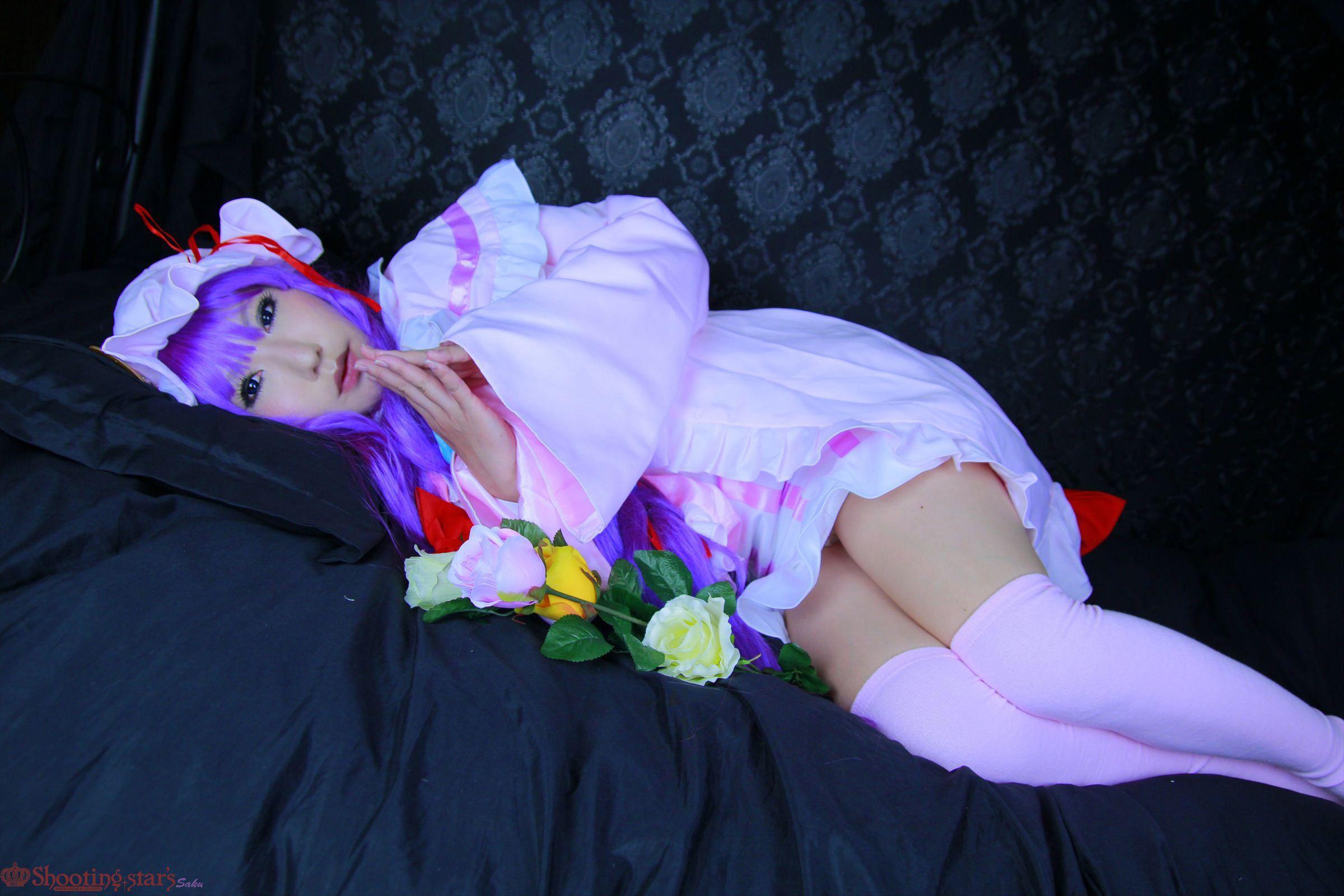 绫香サク (サク綾香 Saku Ayaka) 《東方Project》Patchouli Knowledge [Shooting Star’s] 写真集(54)