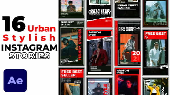 Urban Stylish Instagram Stories - VideoHive 34193565
