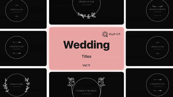 Wedding Titles For Premiere Pro Vol 11 - VideoHive 49053449