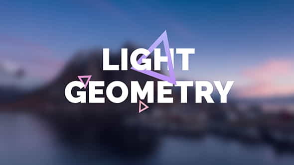 Light GeometryTitles Pack - VideoHive 17015092