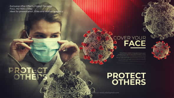 Covid-19 Safety Cinematic Title - VideoHive 26116419
