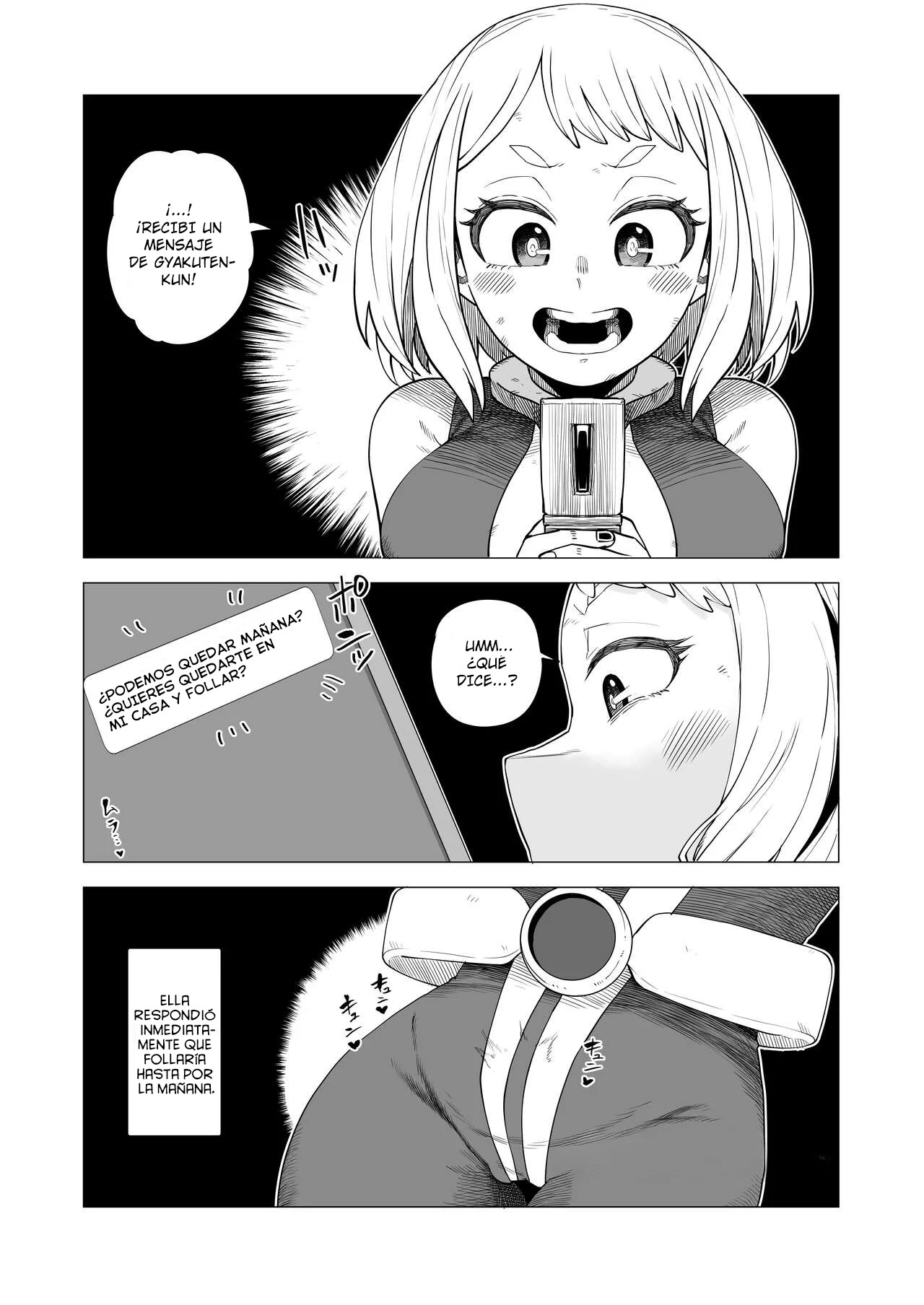 Academia de heroes de moralidad invertida - El caso de Ochako - 0