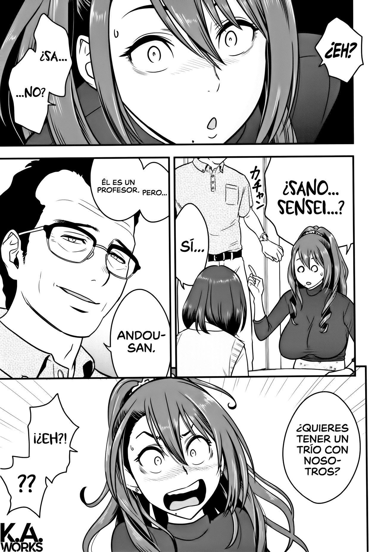 [Takasugi Kou] My Fair MILF Ch. 8-10 [Spanish] [K.A. Works]