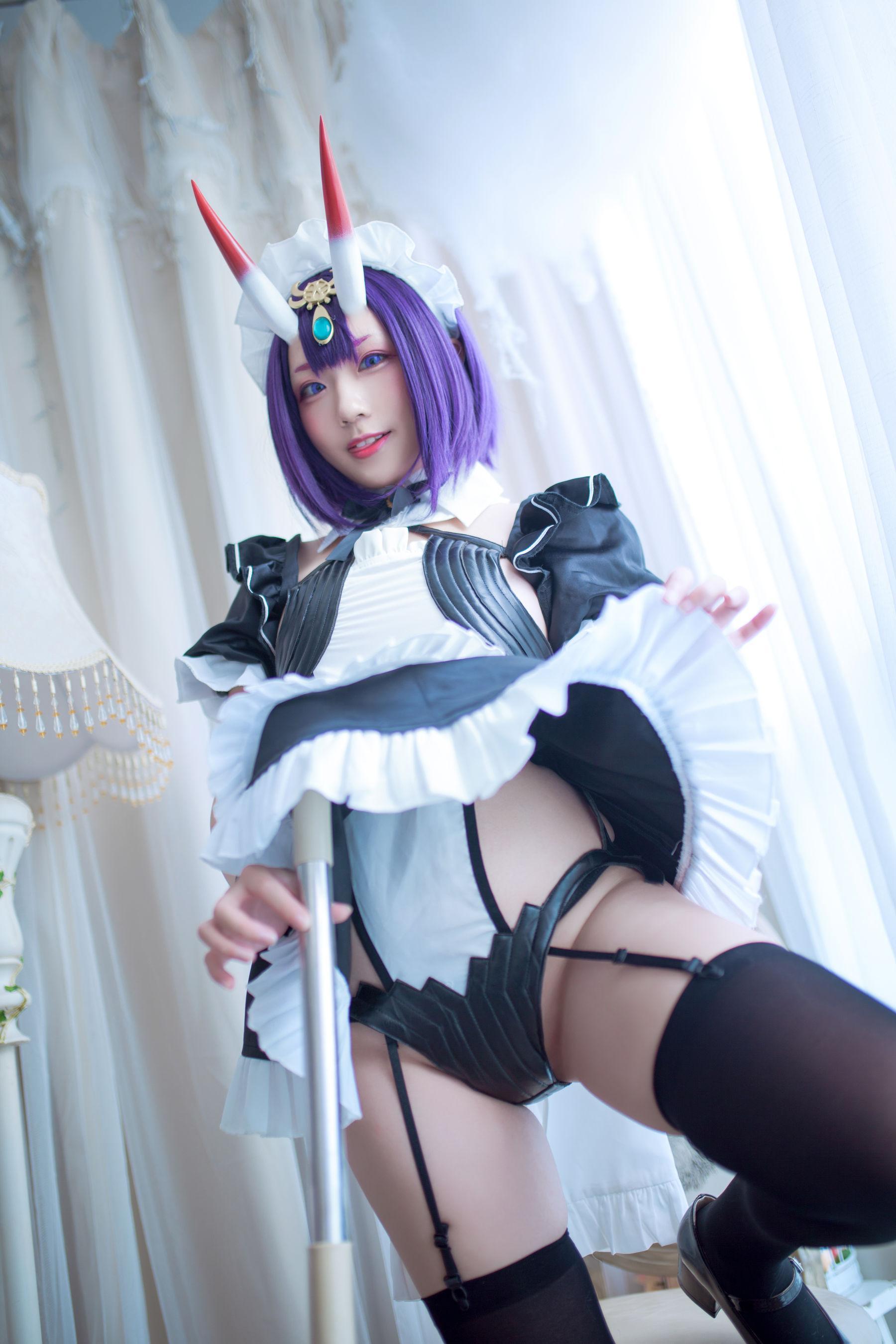 [网红COSER] 动漫博主Mime弥美 – 酒呑童子女仆(6)