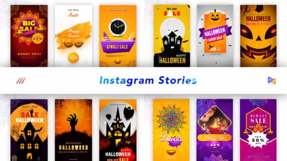 Halloween Instagram Stories - VideoHive 22747008