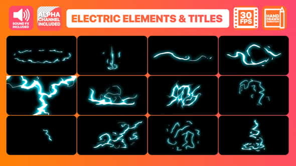 Flash FX Electric Elements And - VideoHive 22627845