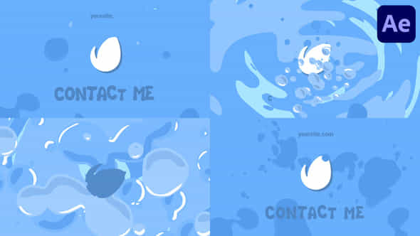 Swirling Wave Logo Opener For After Effects - VideoHive 52491056