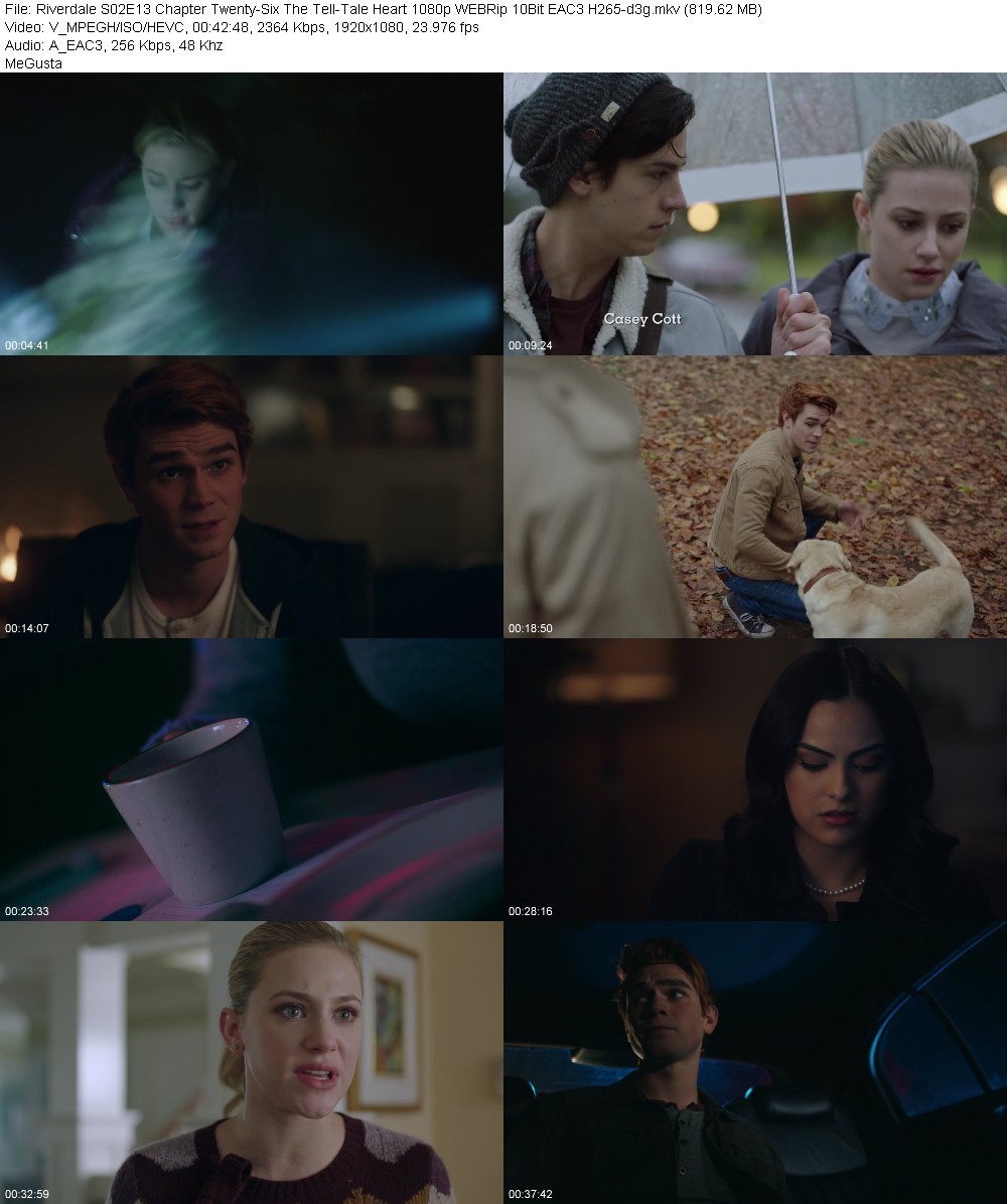 Riverdale S02E13 Chapter Twenty-Six The Tell-Tale Heart 1080p WEBRip 10Bit EAC3 H265-d3g