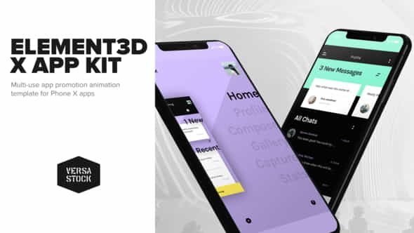Element3D X App Kit Promotion - VideoHive 22059570