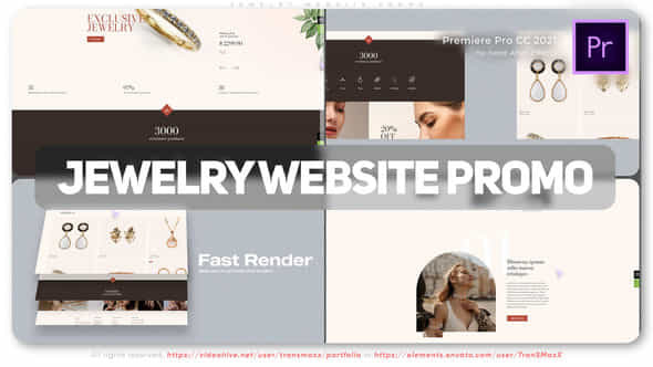 Jewelry Website Promo - VideoHive 46353914