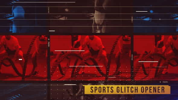 Sports Glitch Opener - VideoHive 23872167