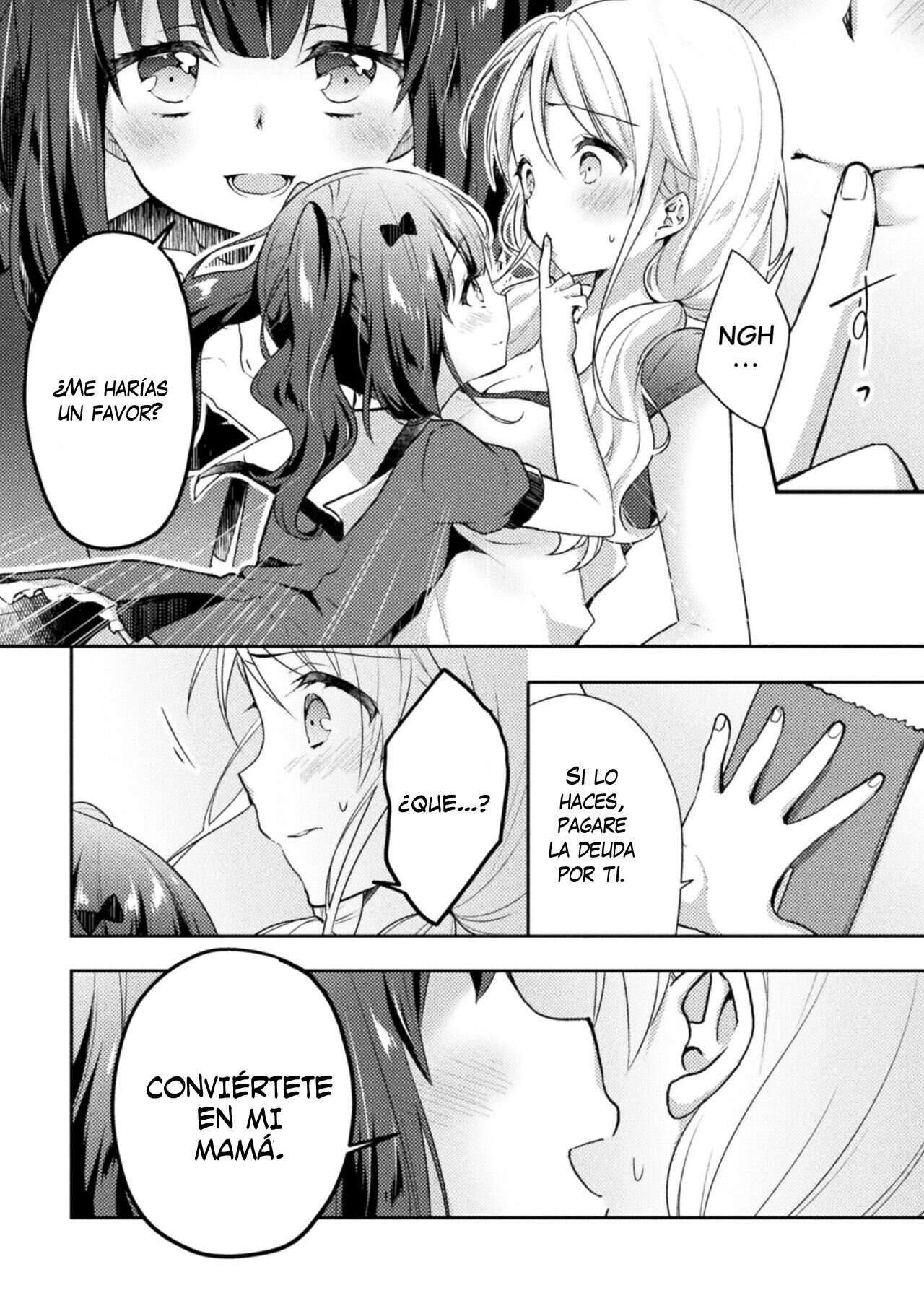[Kuune Rin] Negaigoto (2D Comic Magazine Mamakatsu Yuri Ecchi Vol. 1) [Spanish] [Digital]