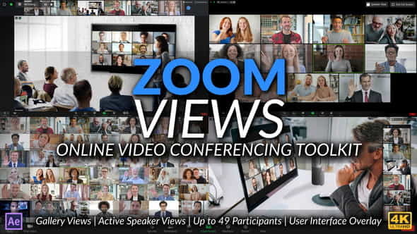 Zoom Views: Online Video Conference - VideoHive 28972353