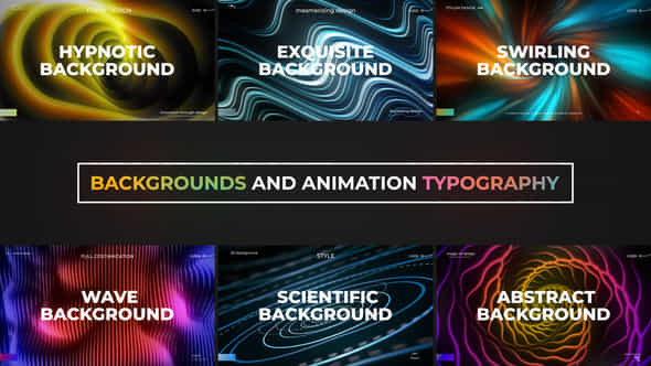 Backgrounds And Animation Typography - VideoHive 51813495