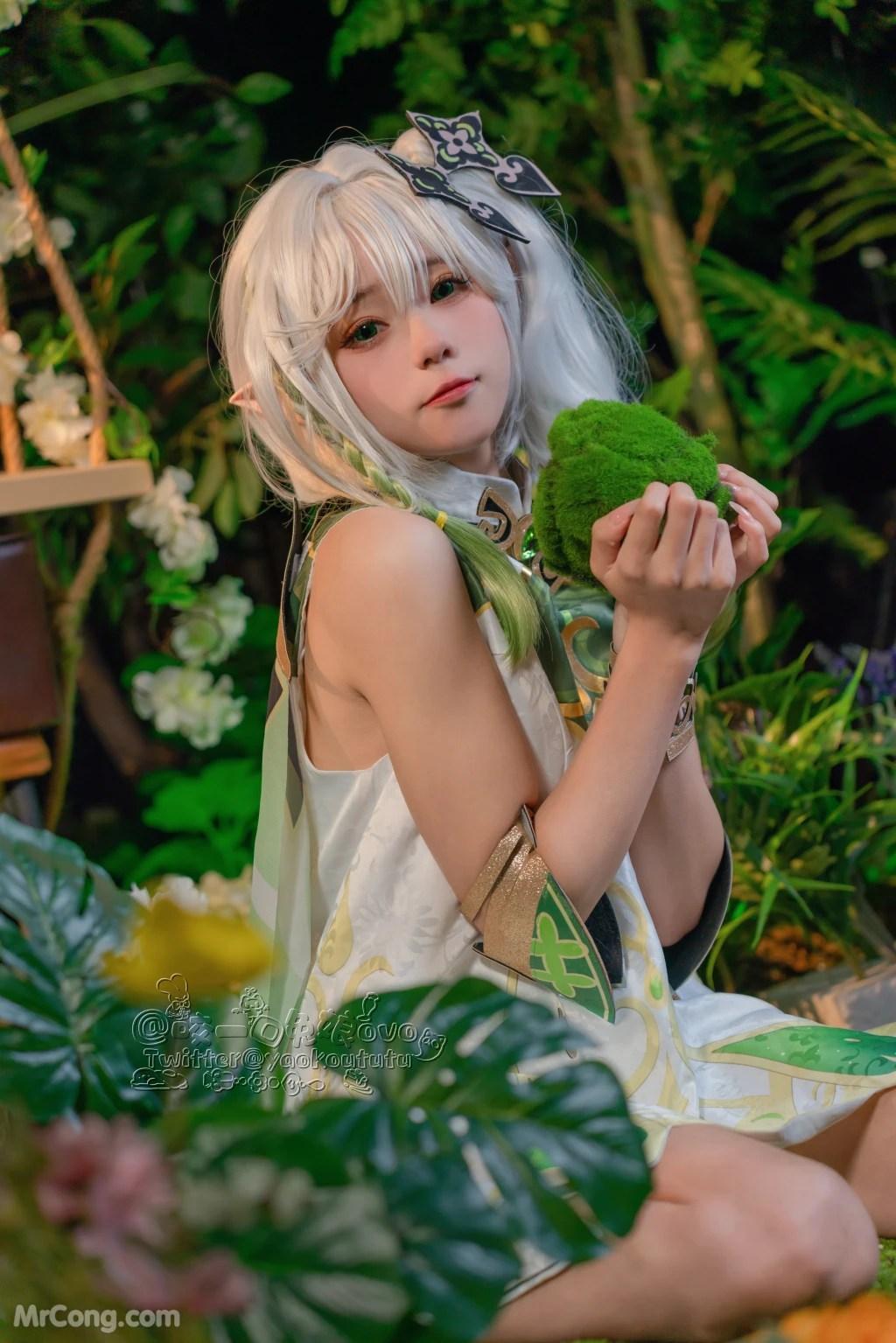 Coser@黏黏团子兔: 万年萝莉纳西妲 (40 photos)(8)