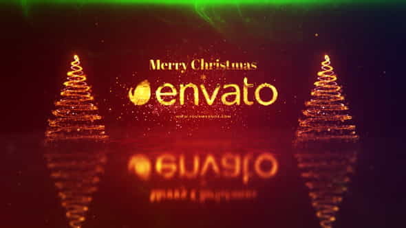 Merry Christmas Logo Mogrt - VideoHive 34855092