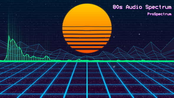 80s Audio Spectrum - VideoHive 21427327