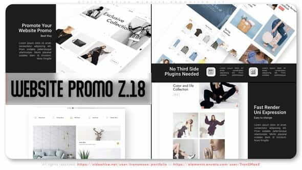 Strict Design Website Promotion | - VideoHive 32965869