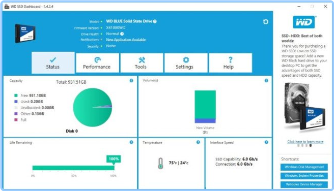 Western Digital WD SSD Dashboard 6.0.2.11 CSBKrI4n_o