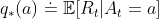 q_* (a)\doteq \mathbb{E}[R_t|A_t=a]