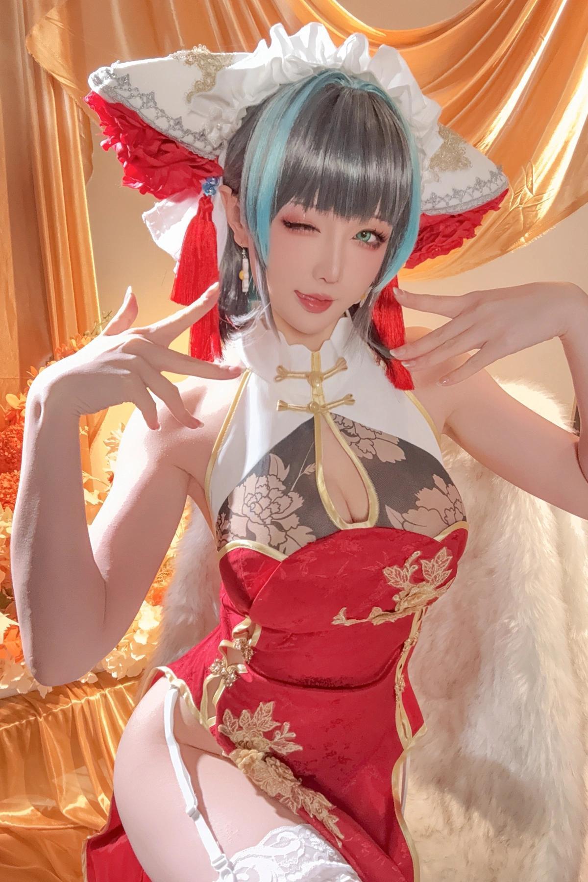Cosplay 星之迟迟Hoshilily – 碧蓝航线柴郡(39)