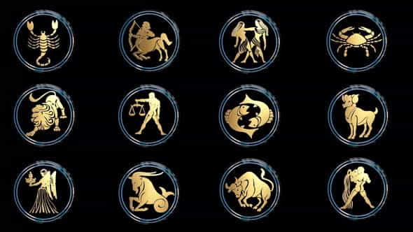 Zodiac signs - VideoHive 33512122