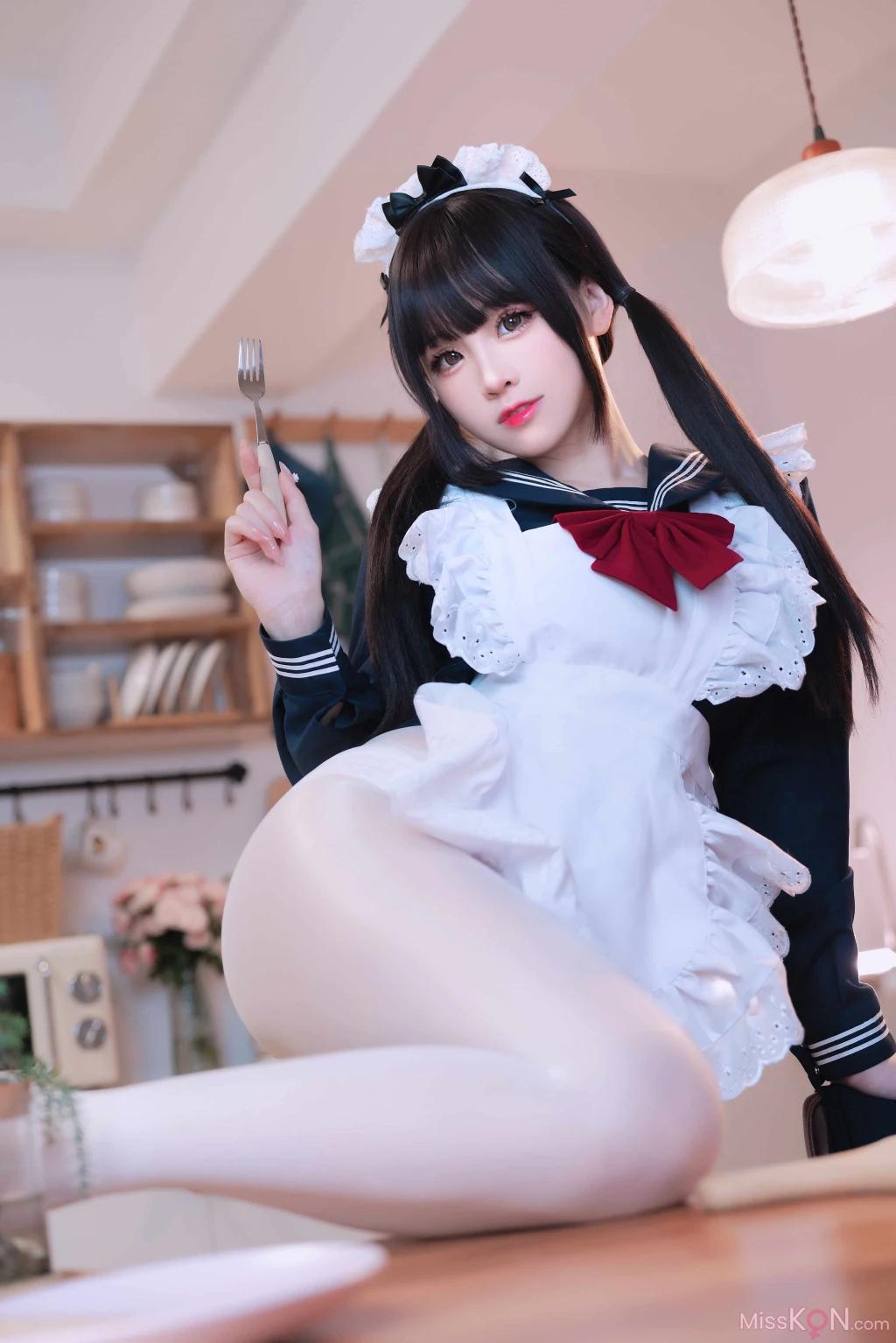Coser@miko酱ww: 甜心女仆 (30 photos)(30)