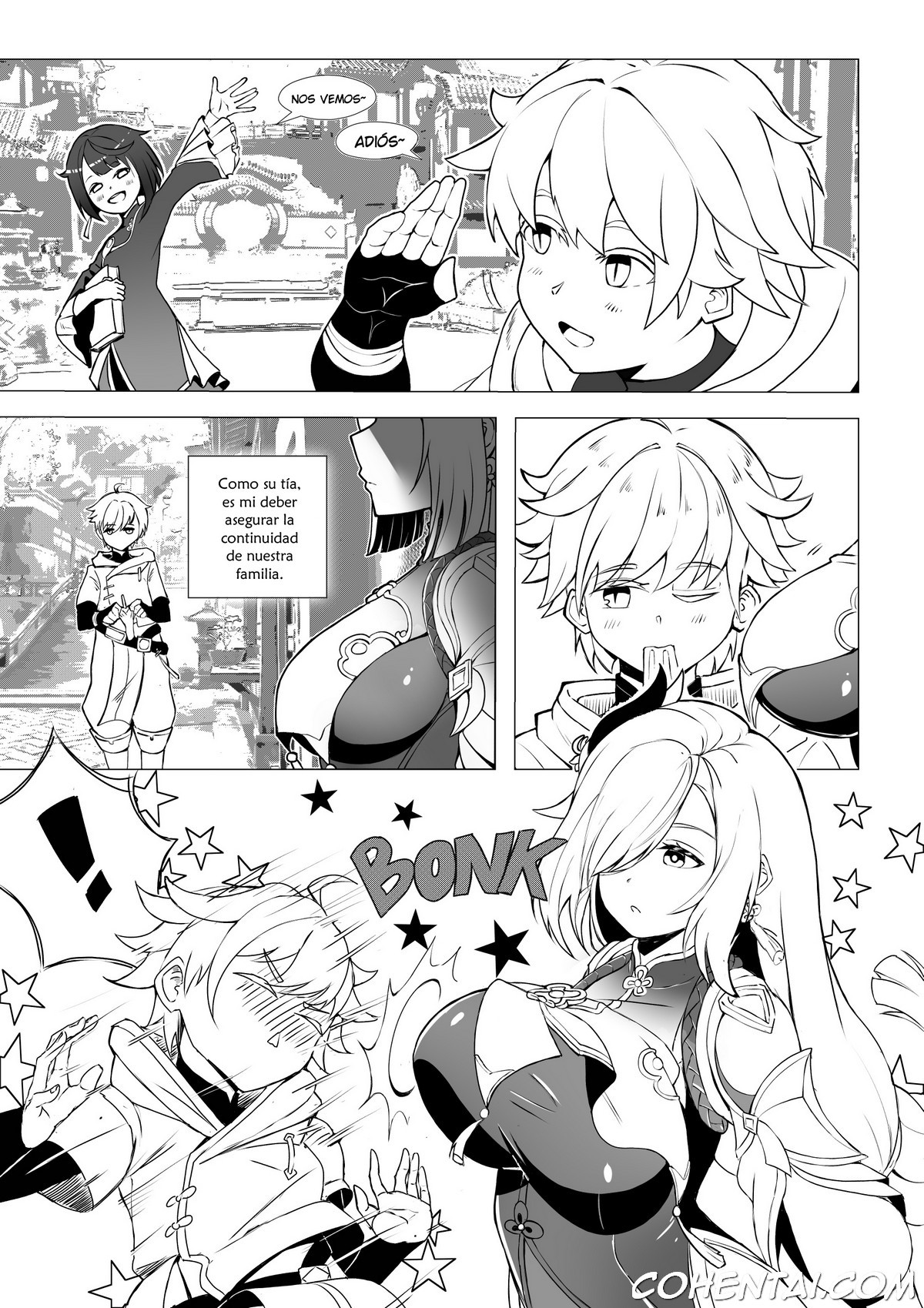 Emergency Exorcist Training (Genshin Impact) xxx comics manga porno doujin hentai español sexo 