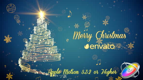 Musical Christmas - Apple Motion - VideoHive 20992198