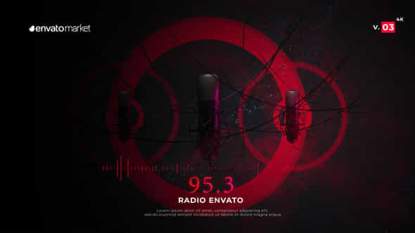 Radio Logo Opener - VideoHive 39834214