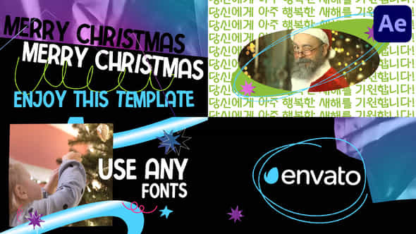 Stylish Christmas Slides For After Effects - VideoHive 48998510