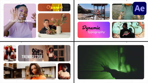 Multiscreen Typo For After Effects - VideoHive 57710757