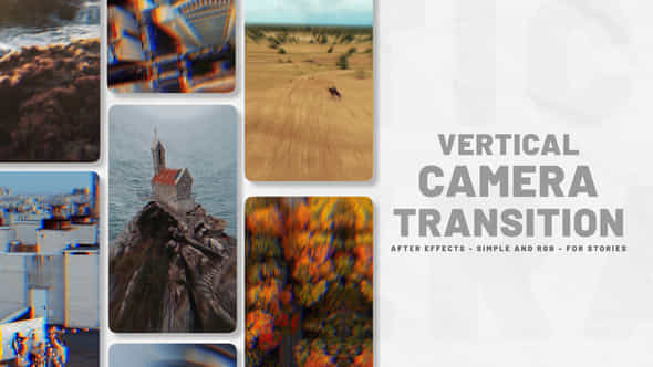 Vertical Camera Transition - VideoHive 58848040