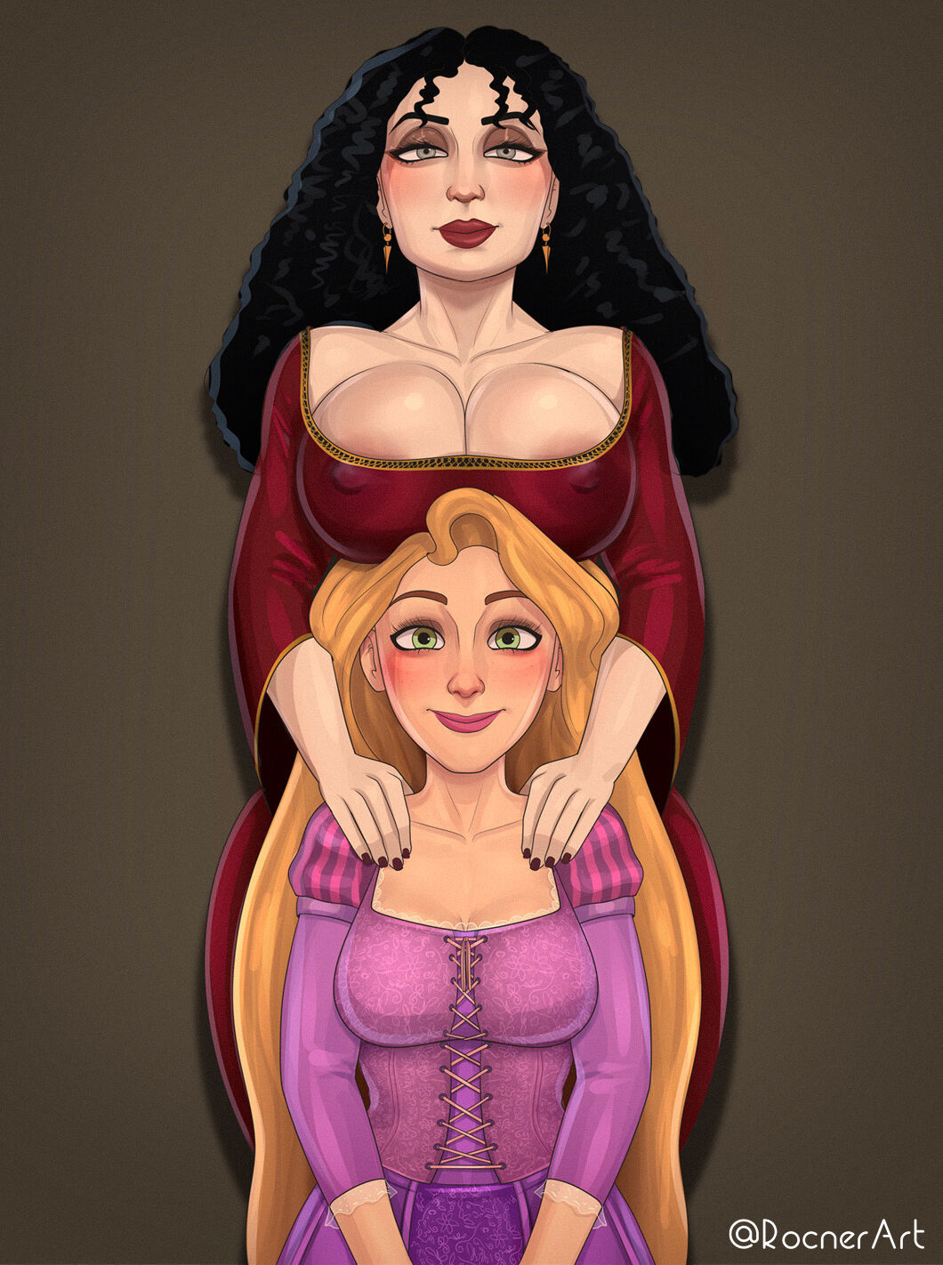 [Rocner] Mother Gothel x Rapunzel (Tangled) (Updated)