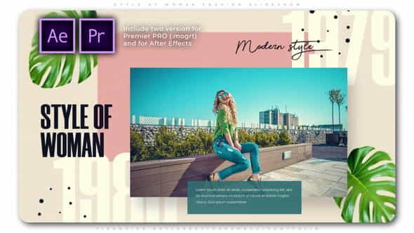 Style of Woman Fashion Slideshow - VideoHive 25802995