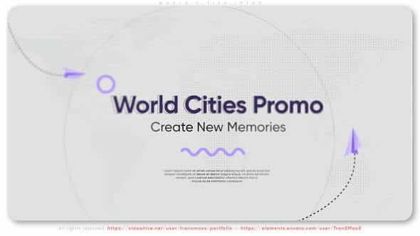 World Cities Intro - VideoHive 34193014